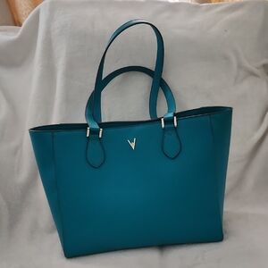 Venessa Willians Elegant Teal Tote Bag. NWOT